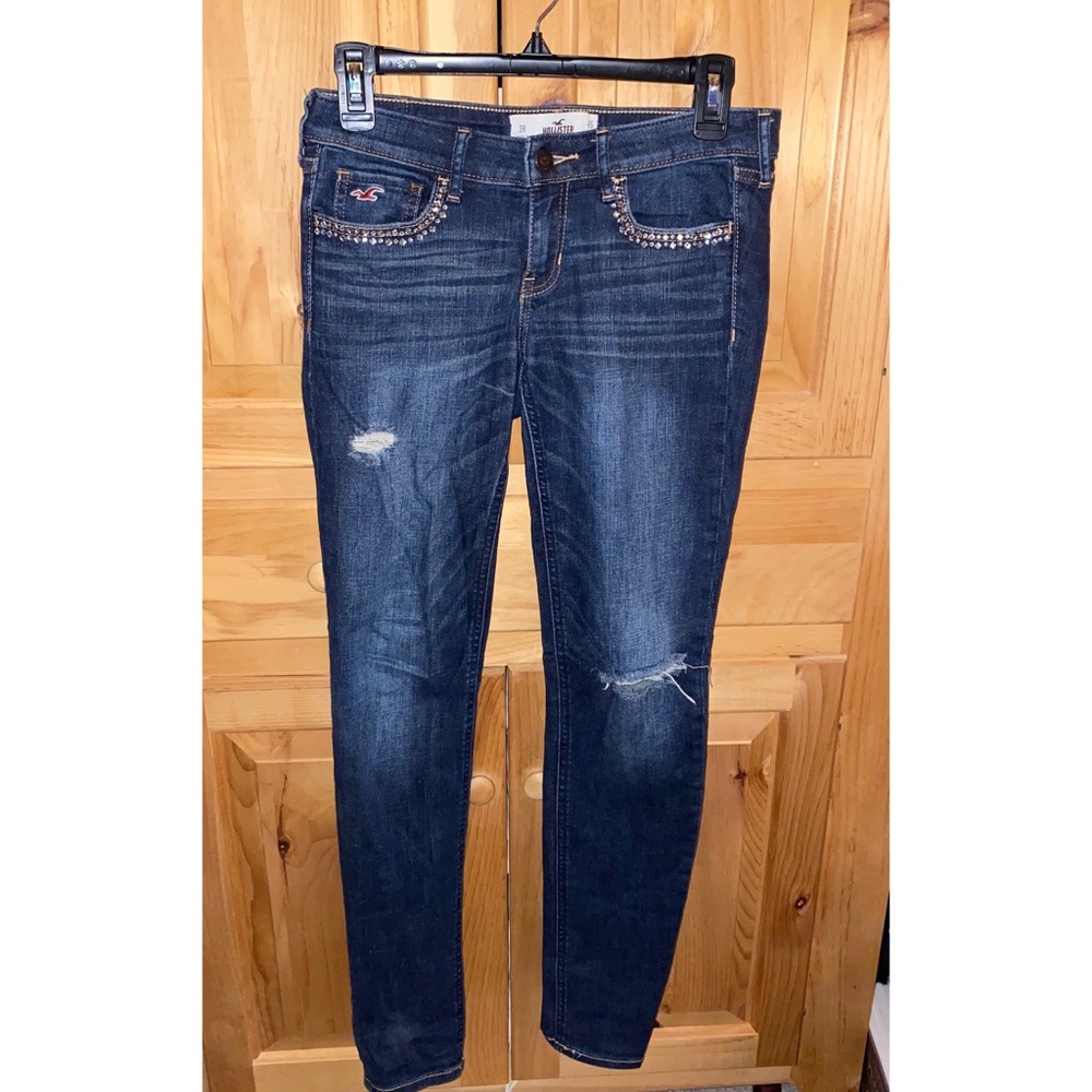 Embellished Hollister Skinny Jeans